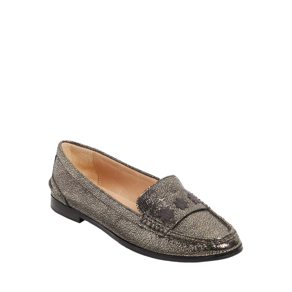 Remy Cracked Metallic Loafer - Jack Rogers USA