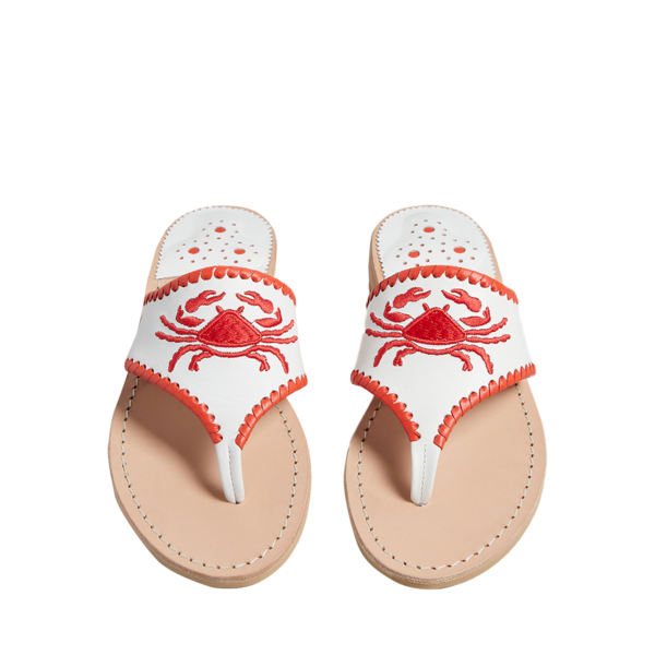 Embroidered Crab Sandal - Jack Rogers USA