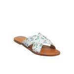 Slotted Daisy Print Sloane X-Band Sandal - Jack Rogers USA