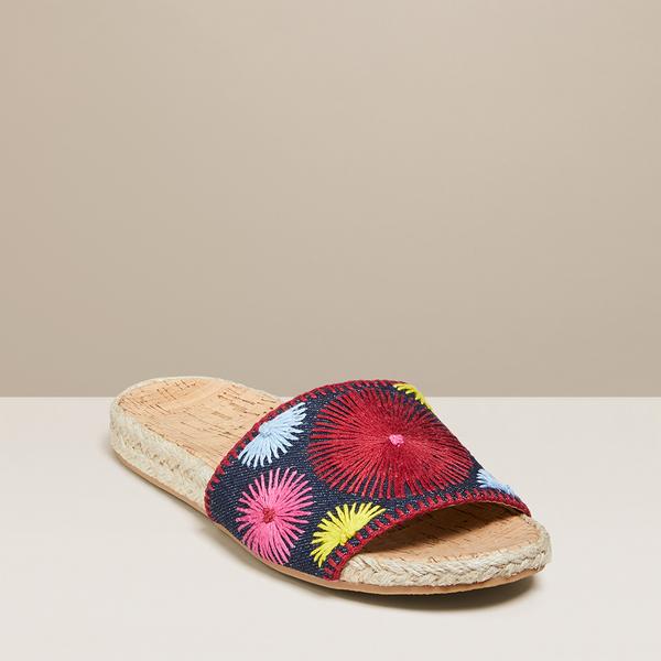 Bettina Slide Embroidered - Jack Rogers USA