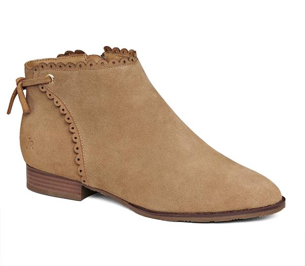 Suede Bootie | Charlotte Waterproof Suede Bootie | Jack Rogers - Jack Rogers USA - Click Image to Close
