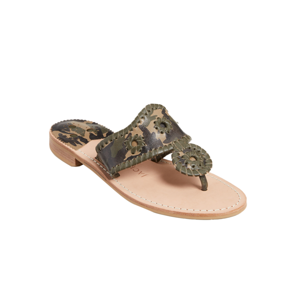 Camo Jacks Flat Sandal - Jack Rogers USA