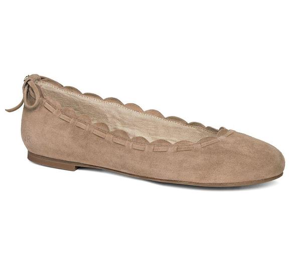 Lucie Suede Flat - Jack Rogers USA - Click Image to Close