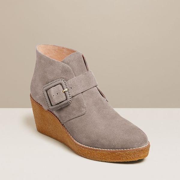 Izzie Suede Wedge Bootie - Jack Rogers USA