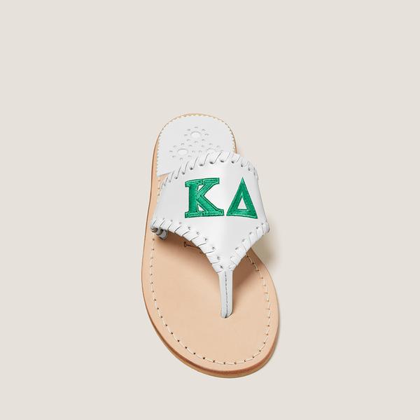 Kappa Delta Embroidered Sandal - Jack Rogers USA - Click Image to Close