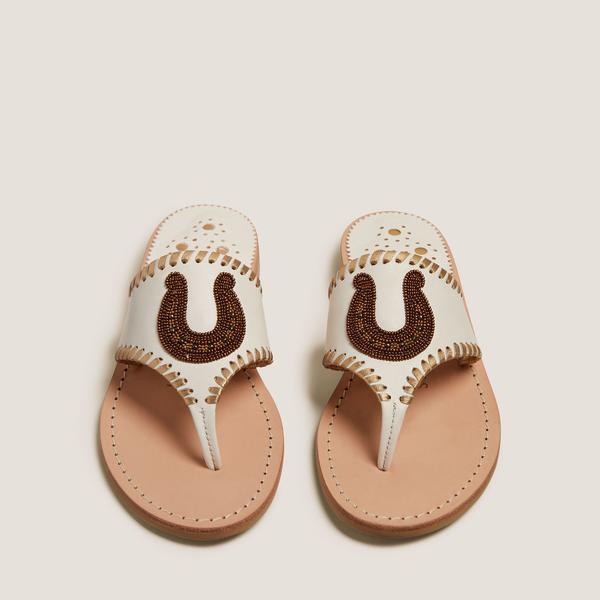 Beaded Horseshoe Sandal - Jack Rogers USA - Click Image to Close