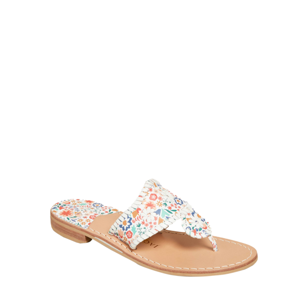 Jacks Flat Floral Icon Sandal - Jack Rogers USA