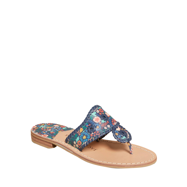 Jacks Flat Floral Icon Sandal - Jack Rogers USA