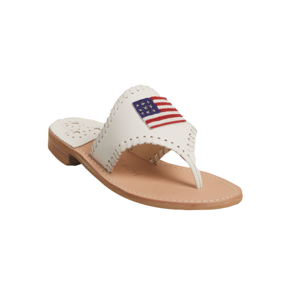 Beaded Flag Sandal - Jack Rogers USA