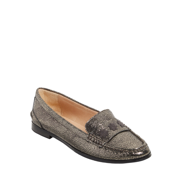 Remy Cracked Metallic Loafer - Jack Rogers USA - Click Image to Close