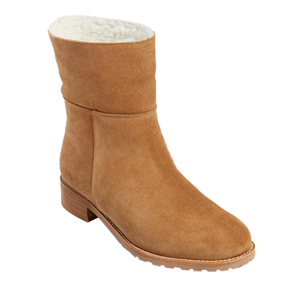 Stella Suede Sherpa Bootie - Jack Rogers USA - Click Image to Close