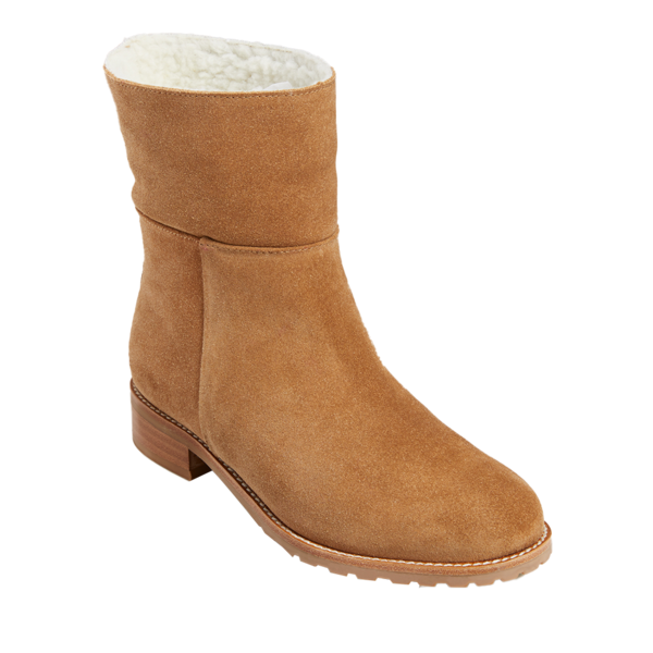 Stella Suede Sherpa Bootie - Jack Rogers USA