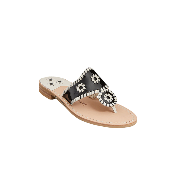 Jacks Patent Leather Flat Sandal - Jack Rogers USA