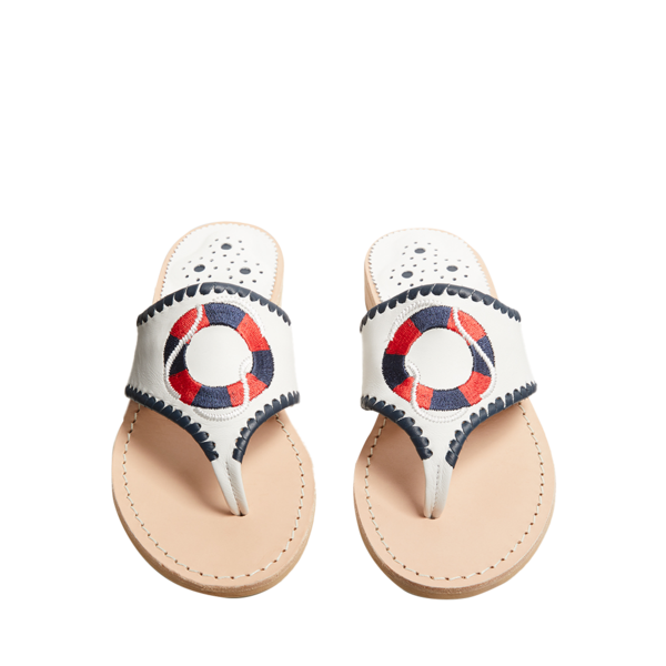 Embroidered Life Preserver Sandal - Jack Rogers USA