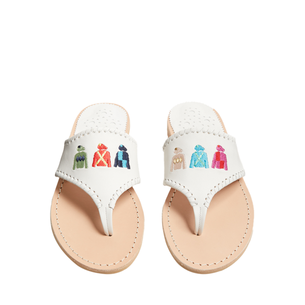 Embroidered Jockey Jersey Sandal - Jack Rogers USA