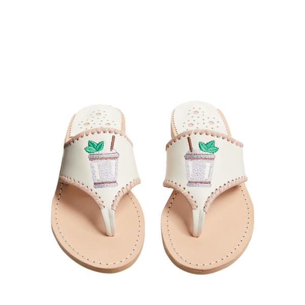 Embroidered Mint Julep Sandal - Jack Rogers USA