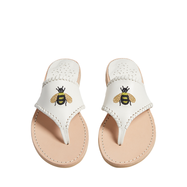 Embroidered Bee Sandal - Jack Rogers USA