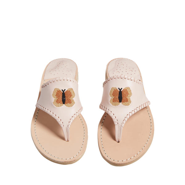 Embroidered Butterly Sandal - Jack Rogers USA - Click Image to Close